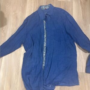 Pal Zileri Blue Lightweight Shirt Jacket